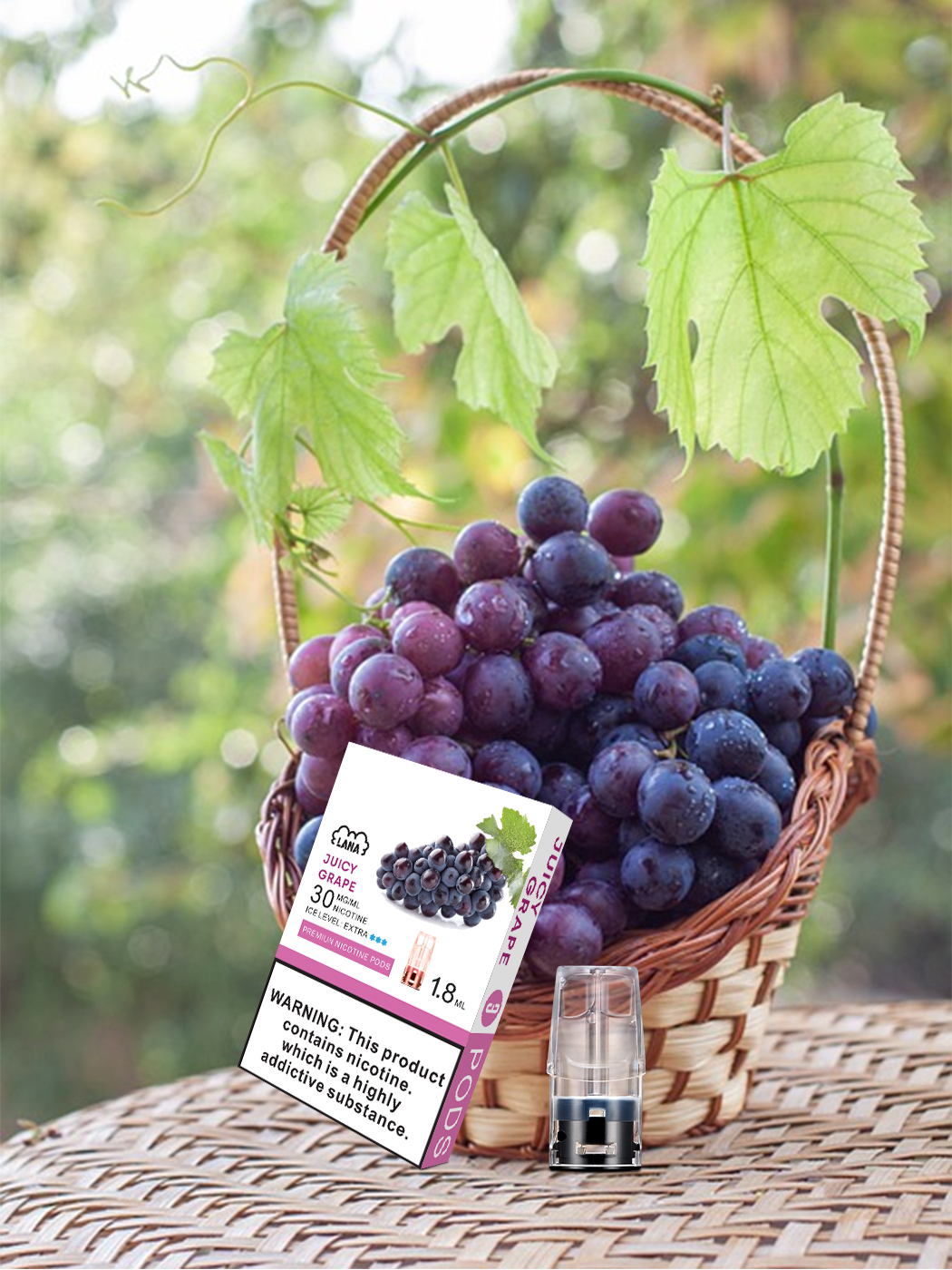 LANA煙彈多汁葡萄口味