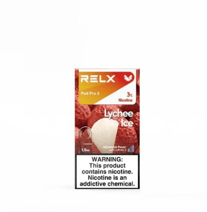 relx拋棄式煙彈荔枝口味