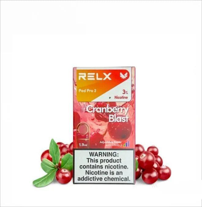 relx拋棄式煙彈蔓越莓口味